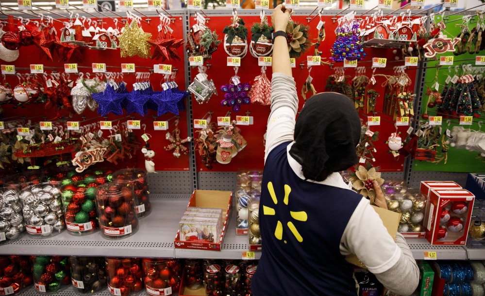 By the time Walmart stores began offering discounts on Thursday, its doorbuster deals already were available online.