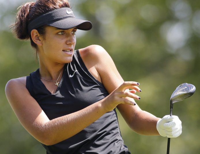 Elizabeth Lacognata of Scarborough didn't take up golf until her freshman year, then rose to win the Class A state championship.