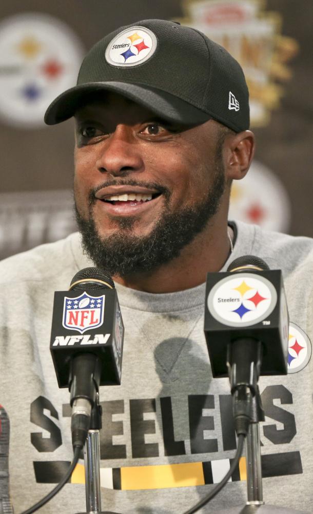 Steelers Coach Mike Tomlin did what most coaches won't: Say his team is capable of winning it all and hype a game with the Pats.