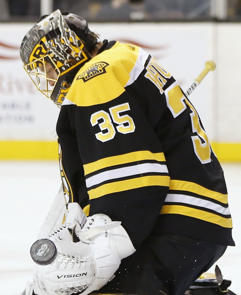 Meanwhile, backup Anton Khudobin is 7-0-2 and led the Bruins to their recent four-game winning streak.