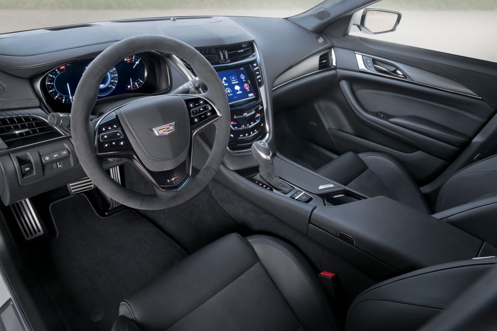 The 2018 Cadillac CTS-V is moderately styled inside and out but massive under the hood. 