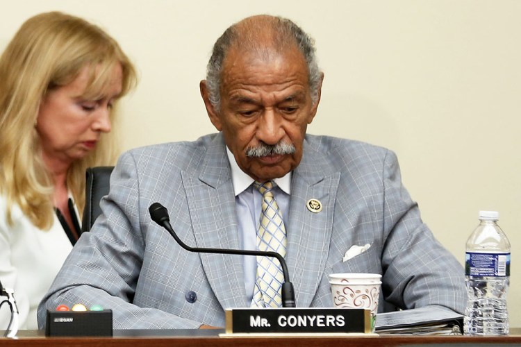 U.S. Rep. John Conyers, D-Michigan, attends  a House Judiciary Committee hearing in this July 2016 photo.  