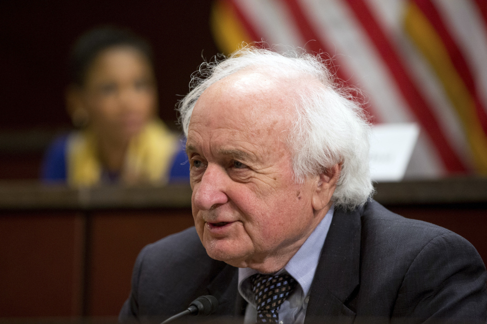 Rep. Sander Levin, D-Mich. speaks during a House Democratic Steering and Policy Committee hearing on the Flint water crisis on Capitol Hill in Washington. Levin who has served in Congress for nearly 35 years, will not seek re-election to a 19th term.
