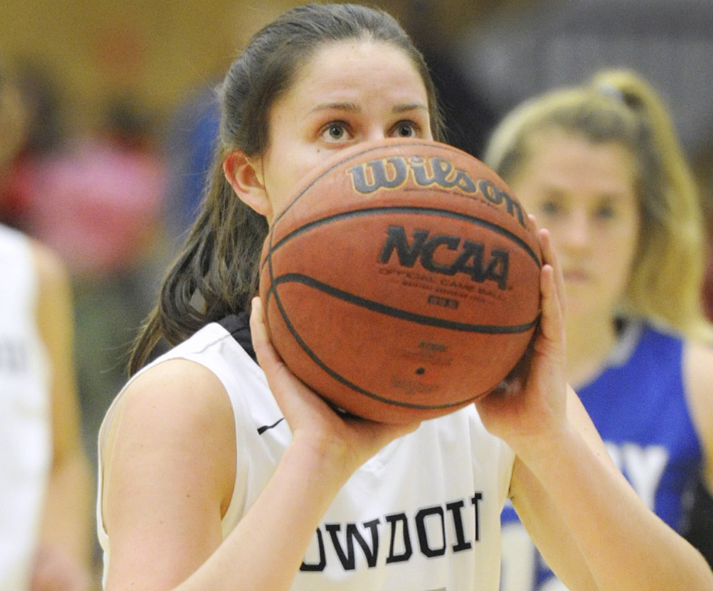 Maddie Hasson, a sophomore from South Portland, is one of the Maine natives who have helped Bowdoin College remain among the nation's elite in women's basketball. The Polar Bears are 7-0 and have reached the NCAA tournament eight of the last nine seasons.