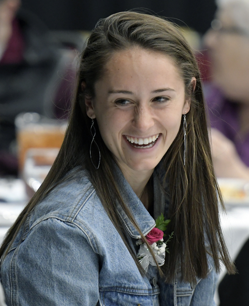 Senior Haley Lowell of Messalonskee was named Miss Maine Field Hockey during a banquet Sunday.