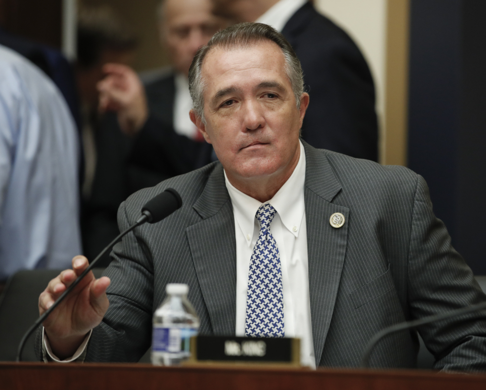 Rep. Trent Franks, R-Ariz., abruptly resigned Friday, bowing to an ultimatum from Speaker Paul Ryan following allegations he wanted a staffer to serve as a surrogate mother.