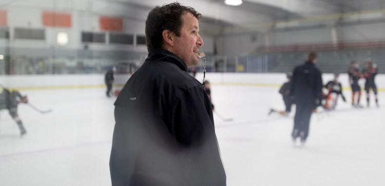 Biddeford High boys' hockey coach Jason Tremblay has 11 seniors back from a team that advanced to the Class A quarterfinals last season. "We believe we will be right in the mix," he says of the Tigers. Tremblay, who played for Biddeford in the 1990s, is in his second season as head coach.