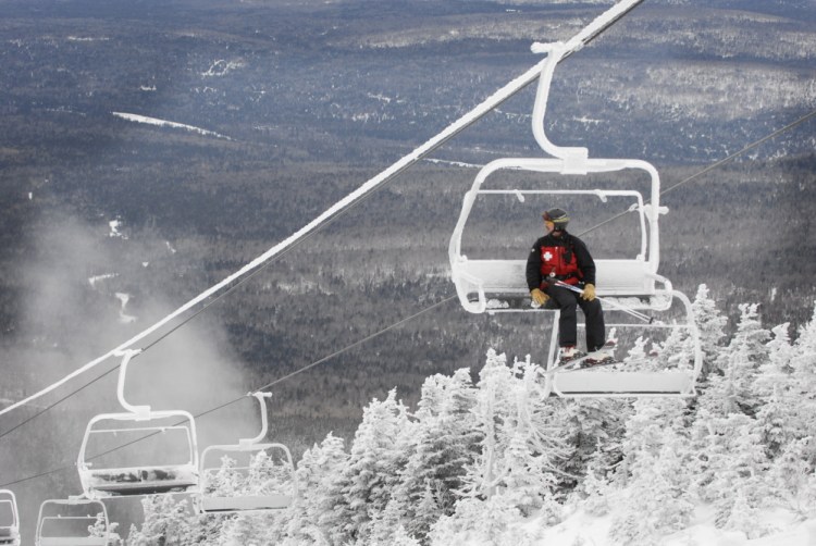 A Boston investment firm has made an offer to buy Saddleback Mountain, shown here in 2008, pledging to invest $25-$30 million after the sale to help restart the ski resort, which has been closed since 2015.