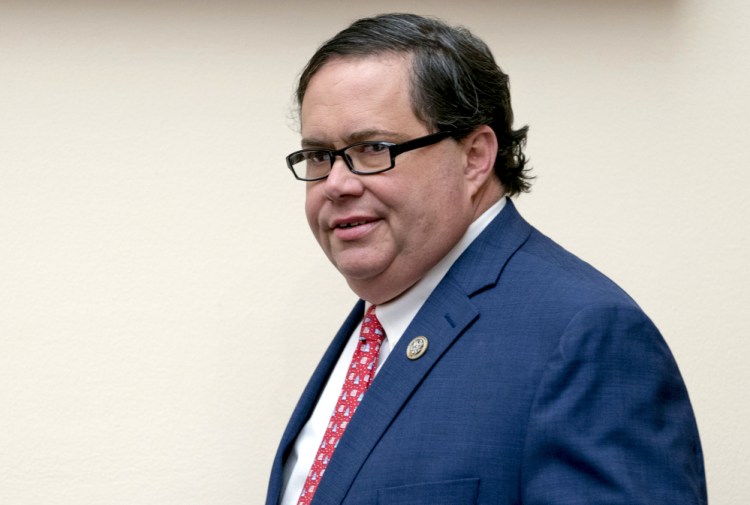 Rep. Blake Farenthold, R-Texas, on the Judiciary oversight hearing on Capitol Hill on Wednesday.