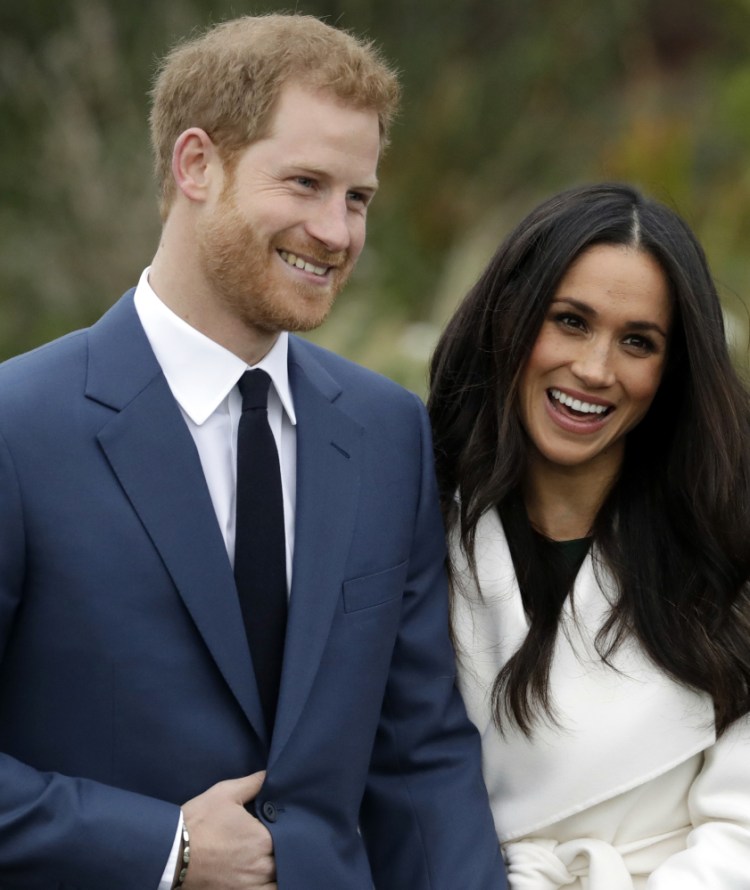 Britain's Prince Harry and his fiancee, Meghan Markle, will marry on May 19.