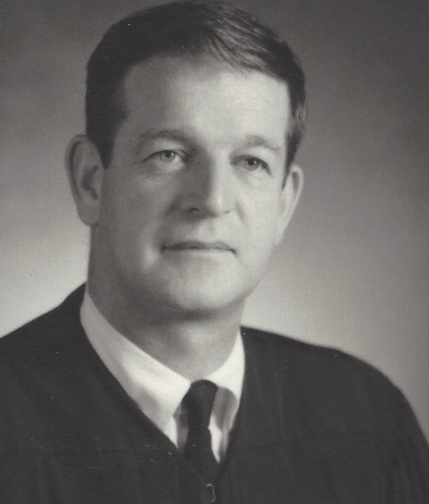 In 2001, the Maine Judicial Branch recognized Bernard Devine for his service to the children of Maine.