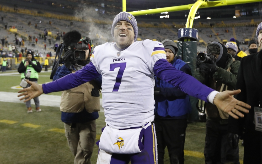 Quarterback Case Keenum has helped steer the Minnesota Vikings to the playoffs, and now, who knows? The NFC has no favorite, and the Vikings could play the Super Bowl at home.