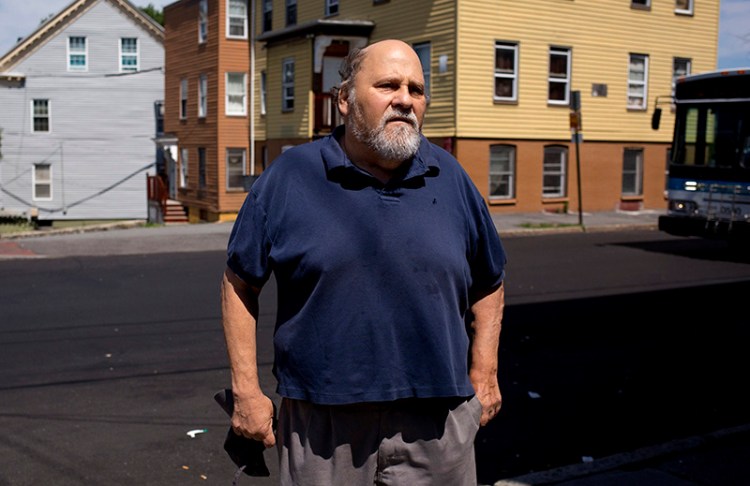 Steve Hirshon, photographed in 2016  at the corner of Oxford, Portland and Adler streets in Bayside.