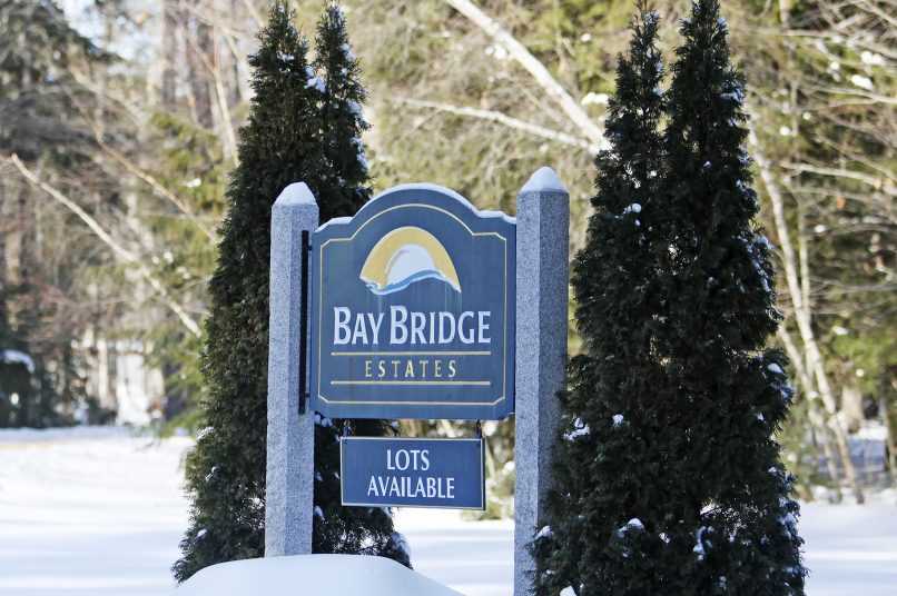 Residents of Bay Bridge Estates in Brunswick, seen in January, say their concerns about maintenance, road conditions and falling trees in the mobile home park aren't being addressed.