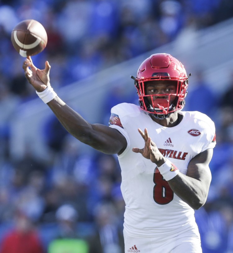 Lamar Jackson, the 2016 Heisman Trophy winner, is passing up his senior season at Louisville despite uncertainty about how he's viewed by NFL scouts.