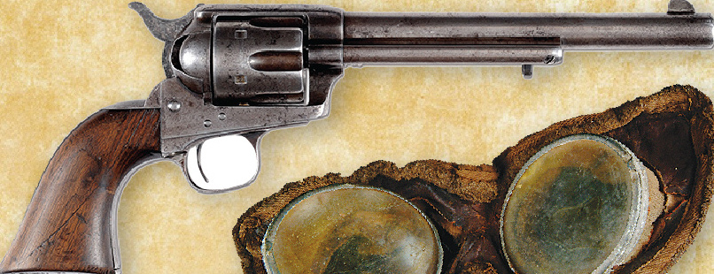A past auction item was a Colt single-action Army revolver used by one of Lt. Col. George Armstrong Custer's men in the Battle of the Little Bighorn.