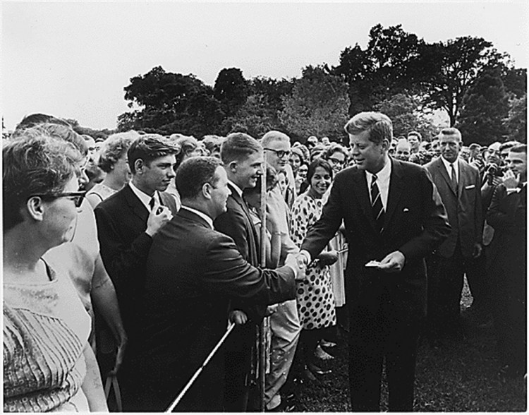 A reader says she learned about the meaning of patriotism when John F. Kennedy spoke in 1960 about creating the Peace Corps.