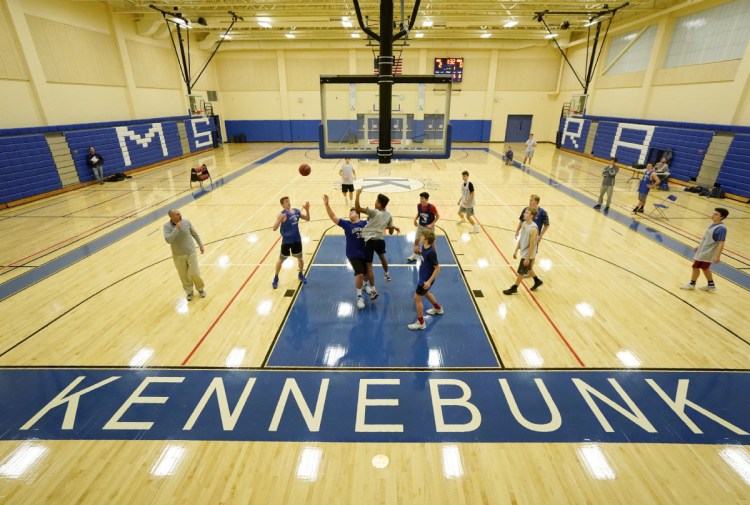 Kennebunk, now in its new gym, entered the boys' basketball season with high hopes, and the Rams have shown they're a contender in tightly packed Class A South, posting seven straight wins after an 0-2 start.