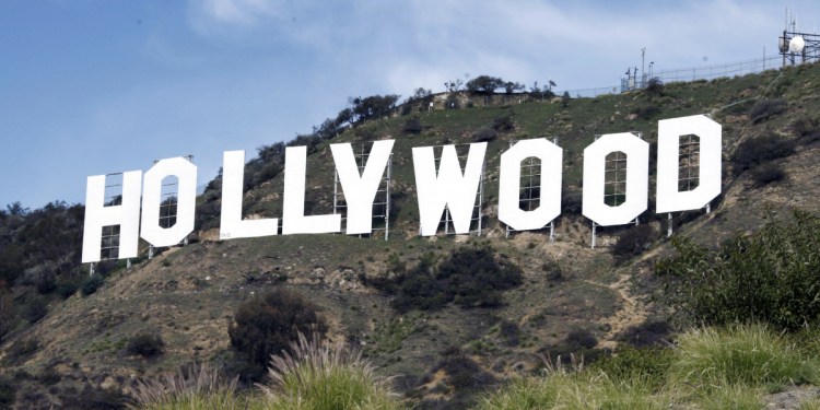 A study suggests building a replica of the world-famous Hollywood sign on the other side of the hill in Los Angeles.