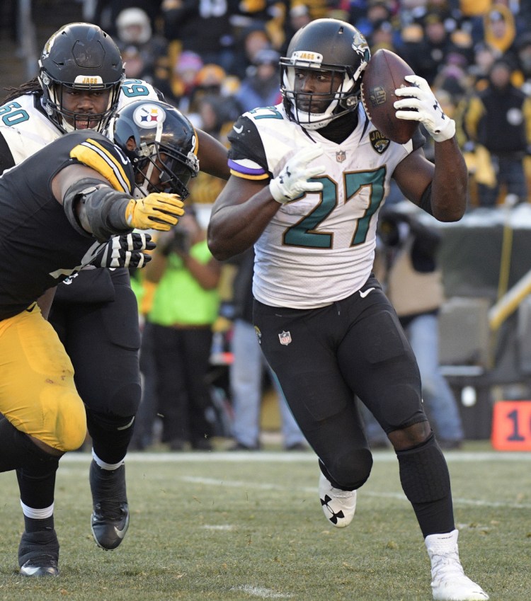 Jacksonville's Leonard Fournette had a big game against the Steelers last Sunday, rushing for 109 yards and three touchdowns. It was his best performance since injuring his ankle in mid-October.
