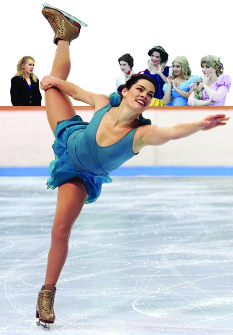 Nancy Kerrigan skates her artistic program at the Goodwill Winter Games in Lake Placid on Feb. 19. Kerrigan finished in third place to win the bronze medal. 