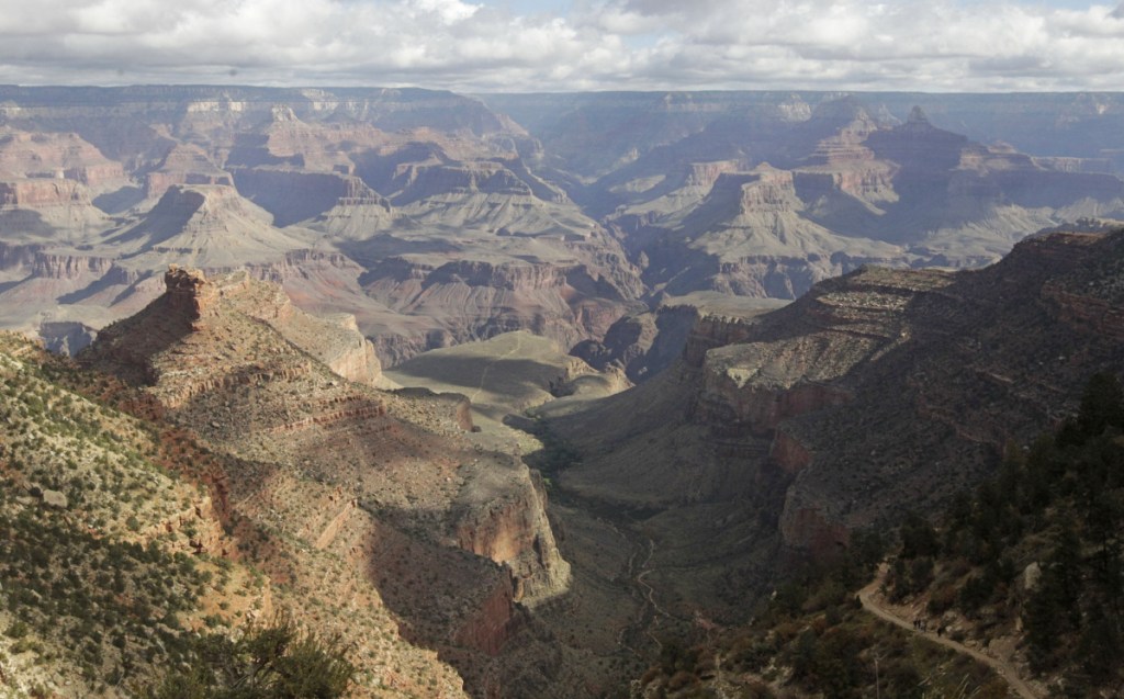 A view from the South Rim of the Grand Canyon National Park in Arizona. The state said the park will remain open regardless of the federal government's status.