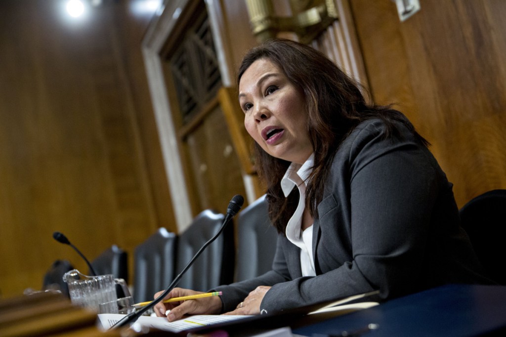 Sen. Tammy Duckworth, D-Ill., will become the first senator to give birth while in office.