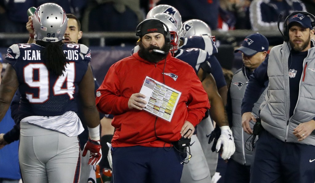 New England defensive coordinator Matt Patricia has occupied a special place on the sidelines, but his venue is expected to change after the Super Bowl. It's all but certain that the Detroit Lions will hire him as head coach.