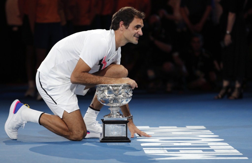 With a five-set victory over Marin Cilic, Roger Federer now has six Aussie Open championships among his 20 Grand Slam titles.