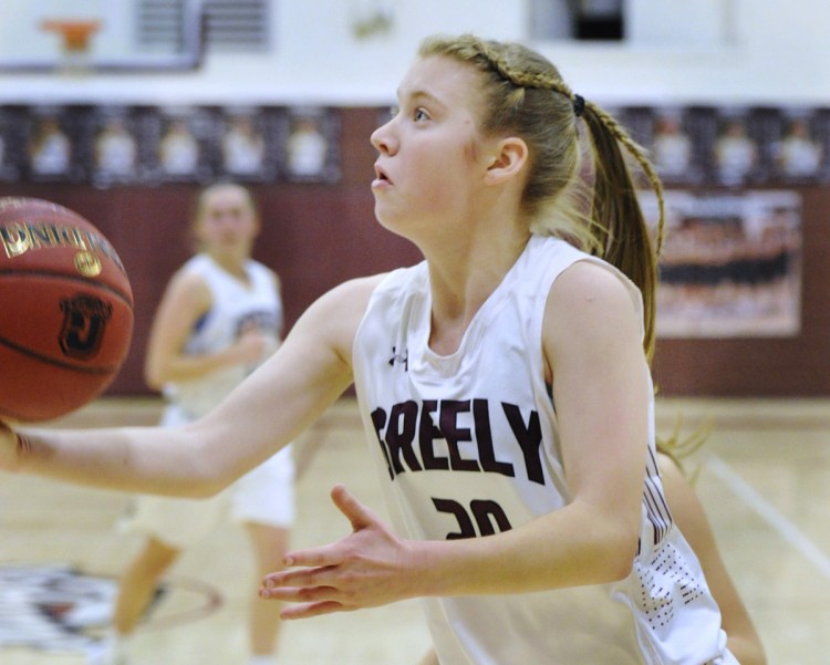 Anna DeWolfe, a junior who reached 1,000 career points earlier this season for Greely, said she loves "absolutely everything" about Fordham, where she will play in college.
