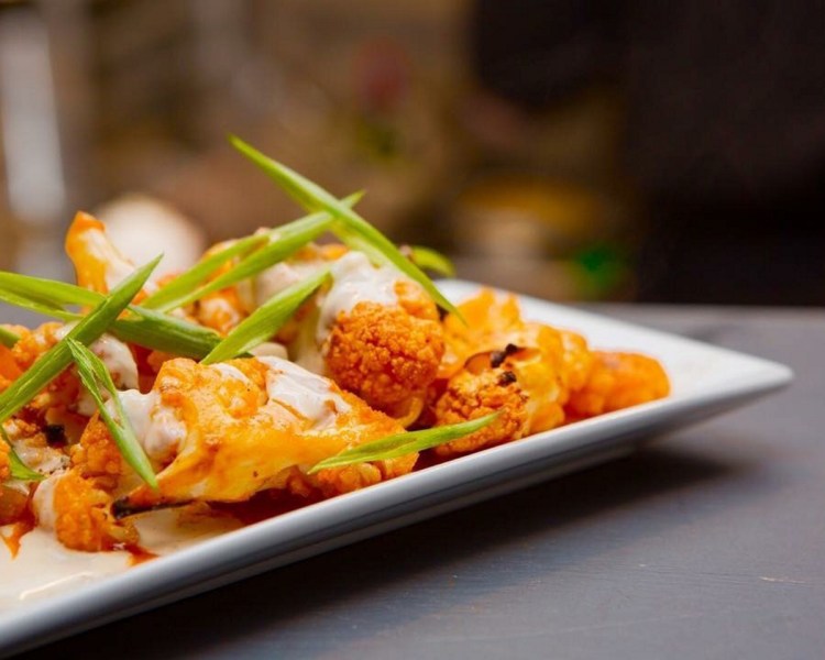 Buffalo cauliflower is one of the best-selling appetizers at the Owl & Elm in Yarmouth.