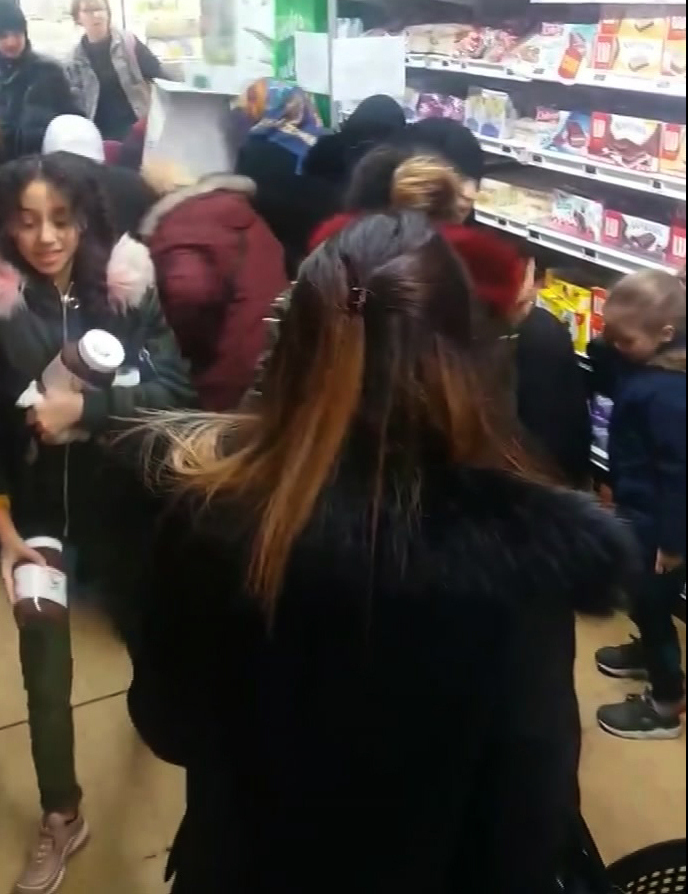 Brawls broke out in French supermarkets Thursday as shoppers scrambled to get their hands on discounted pots of the chocolate and hazelnut spread Nutella.