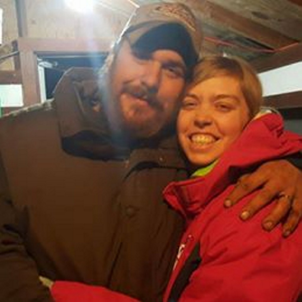 Harry Weeks and Desiree Strout in a recent photo. Nine months pregnant, Strout was on her way to Redington-Fairview Hospital in Skowhegan to have labor induced when the vehicle she was driving hit black ice and she lost control of it. She died in the ambulance taking her to the hospital. Weeks suffered a punctured lung and a lacerated liver.