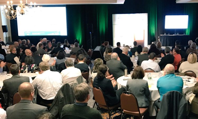 Hundreds of Maine real estate brokers, agents, developers and other professionals gathered in Portland on Thursday for the 2018 Maine Real Estate and Development Association forecasting conference. 