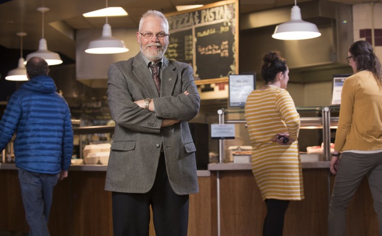 Thanks in part to Glenn Taylor, above, head of dining services at the University of Maine, who focused on finding local suppliers, 15 percent to 17 percent of the food budget went to local foods in 2017, up from 10 percent in 2011.