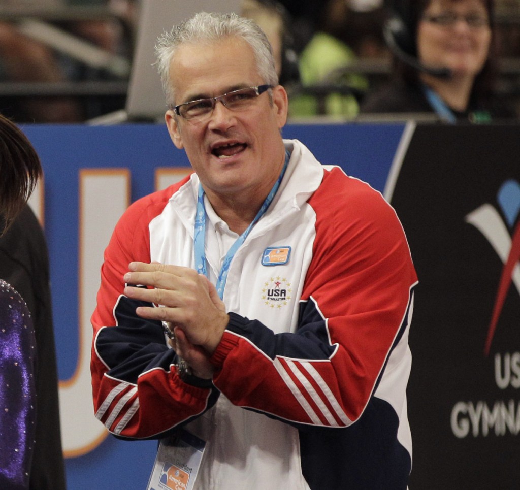 Gymnastics coach John Geddert is being accused of knowing Larry Nassar had performed an 'inappropriate procedure' on a minor in the late 1990s and that he was also physically abusive.
Associated Press/Kathy Willens