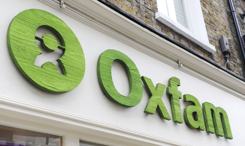 An Oxfam store in London is shown as the government is reviewing its relationship with the charity in the wake of sex allegations against some of the charity's staff.