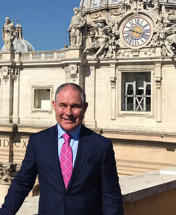 EPA Administrator Scott Pruitt at the Vatican in June.
