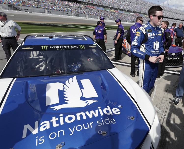 Yes, that's the No. 88 car, but not Dale Earnhardt Jr. will not be racing in Sunday's Daytona 500. It will be Alex Bowman, who won the pole position during qualifying.