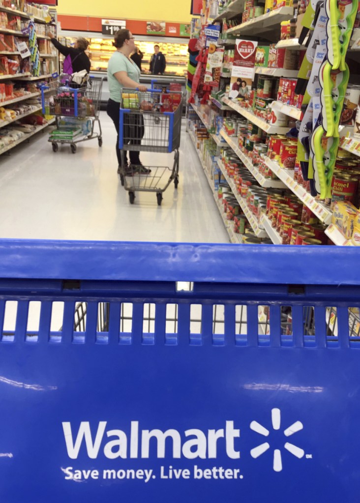 Some positives for Walmart: It had higher customer traffic and better-than-expected sales at its established stores.