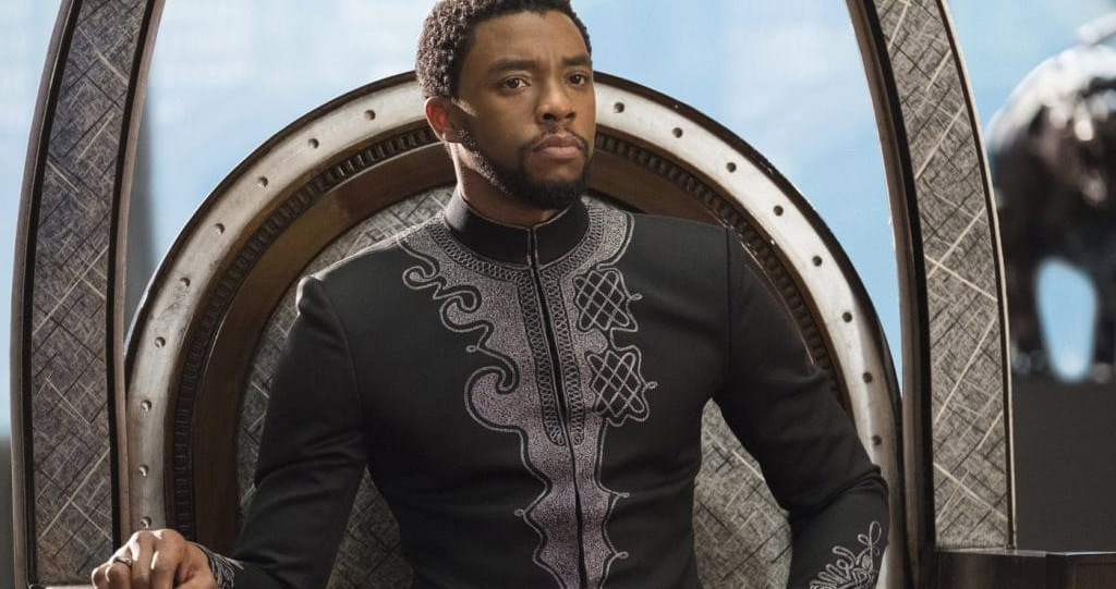 As Prince T'Challa, Chadwick Boseman portrays a leader who has to struggle between taking care of his own people, or extending his power to help people outside his borders who are being oppressed.
