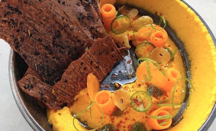 Evo Kitchen + Bar is putting root vegetable hummus on its Maine Restaurant Week menu.