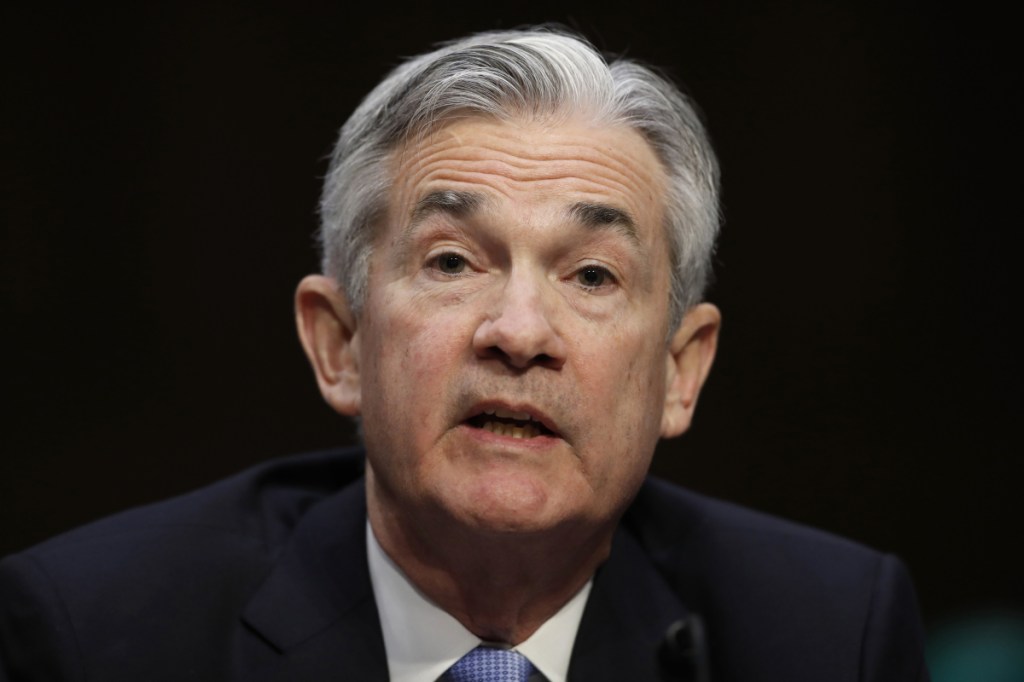 Federal Reserve Chairman Jerome Powell gave an upbeat assessment of the U.S. economy Tuesday to Congress.