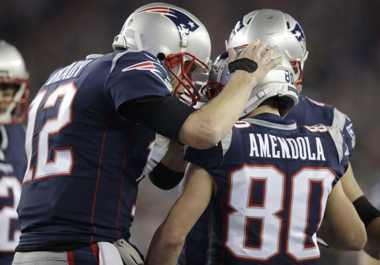 Tom Brady and Danny Amendola have certainly established a connection – especially after Julian Edelman was injured – but Amendola is a free agent and New England might have a hard time bringing him back next season.