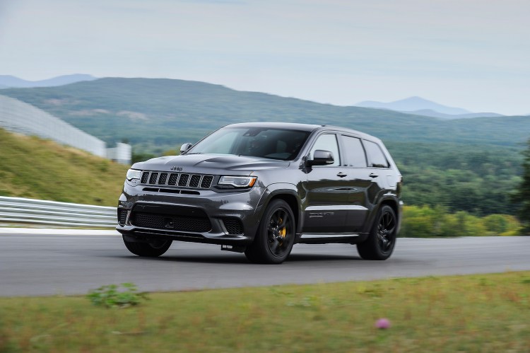 The 2018 Jeep Grand Cherokee Trackhawk, a 707-horsepower version of the Trailhawk. 