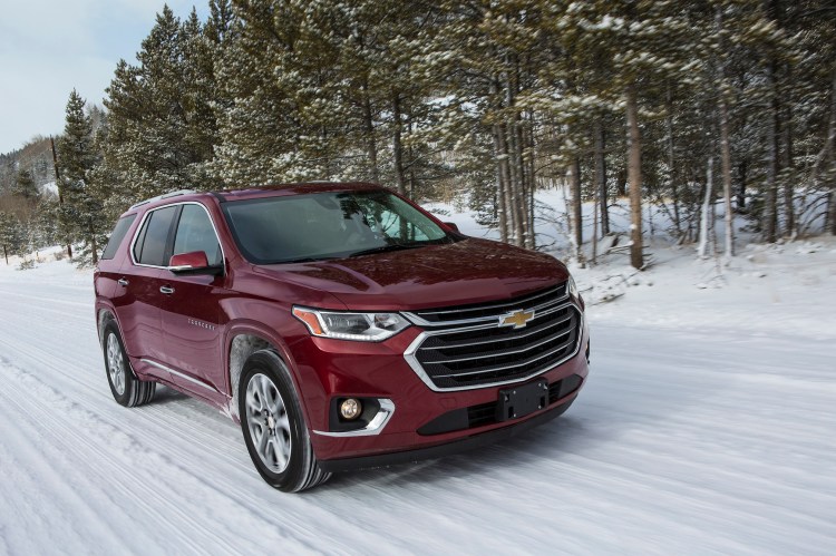 A new Traction Mode Select system is standard across the line in the 2018 Chevrolet Traverse.