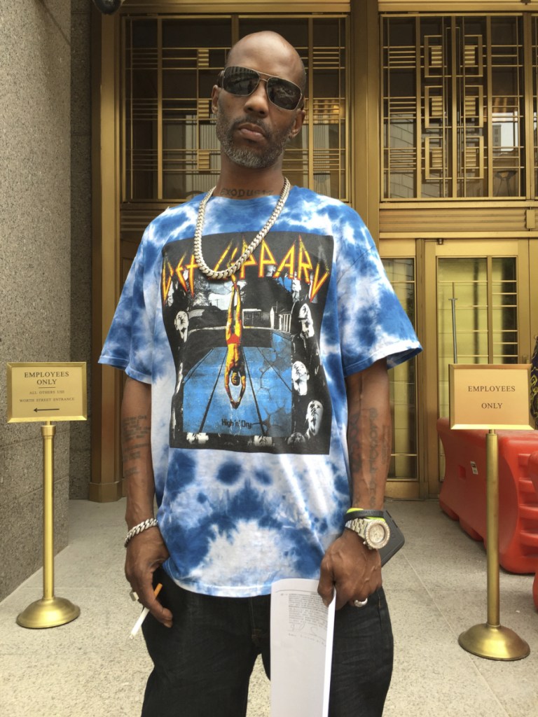 DMX, the rapper also known as Earl Simmons, leaves Manhattan federal court in New York after an appearance in his tax fraud case. DMX  got a year in prison for trying to dodge $1.7 million in taxes.