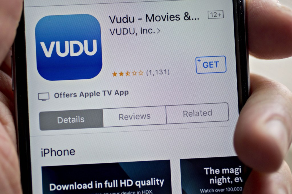 In late 2016, the Vudu application, above, began offering some movies for free if viewers didn't mind watching ads.