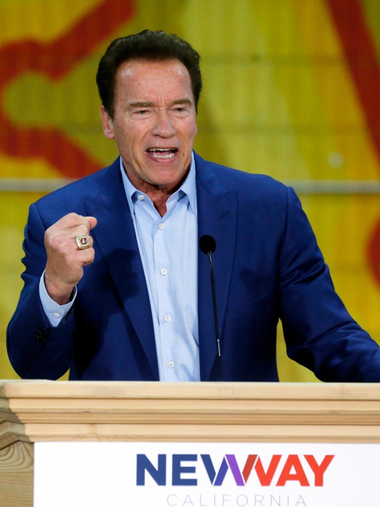 Former California Gov. Arnold Schwarzenegger was said to be in stable condition Friday.