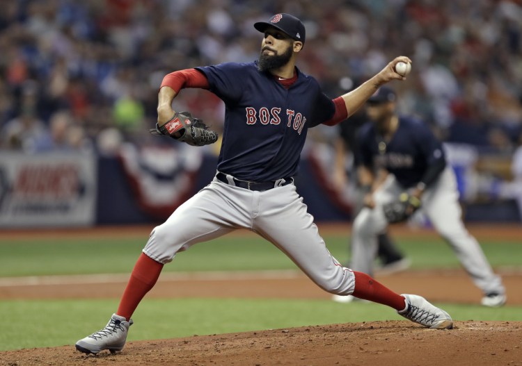 David Price pitched seven shutout innings, allowing four hits, while walking none and striking out five to lift the Red Sox to a 1-0 win over Tampa Bay on Friday in St. Petersburg, Fla.
